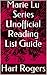Marie Lu Series Unofficial Reading List Guide (Hart Roger's Reading List Guides Book 16)