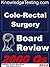 Colo-Rectal Surgery Board Review by William Matthews