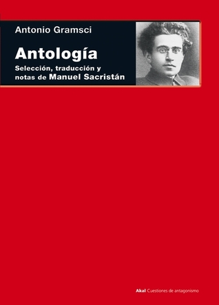 Portada de Antología, de Antonio Gramsci