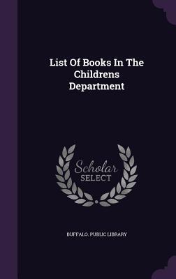 List Of Books In The Childrens Department