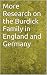More Research on the Burdick Family in England and Germany by James Burdick