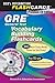 GRE Vocabulary Flashcard Book w/CD-ROM (GRE Test Preparation)