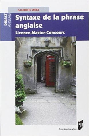 Syntaxe de la phrase anglaise (Paperback)