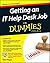 Getting an IT Help Desk Job for Dummies