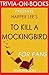 Harper Lee's To Kill a Mockingbird - For Fans (Trivia-On-Books)