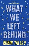 What We Left Behind by Robin Talley