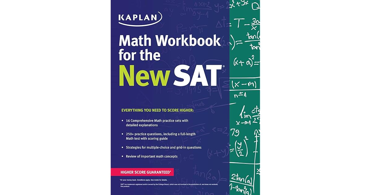 Kaplan Math Workbook for the New SAT by Kaplan Inc.
