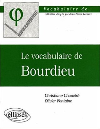 Le vocabulaire de Bourdieu (Paperback)