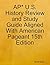 AP* U.S. History Review and Study Guide Aligned With American Pageant 15th Edition