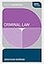 Criminal Law (Palgrave Law Masters)