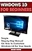 Windows 10 For Beginners