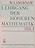 Lehrgang der höheren Mathematik, Teil 1