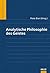 Analytische Philosophie des Geistes by Peter Bieri