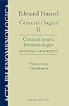 Cercetări logice II: Cercetări asupra fenomenologiei și teoriei cunoașterii: partea a treia