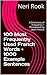 100 Most Frequently Used French Words + 1000 Example Sentences: A Dictionary of Frequency + Phrasebook to Learn French (French Edition)