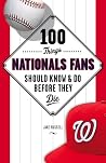 100 Things Nationals Fans Should Know & Do Before They Die (100 Things...Fans Should Know)