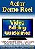Actor Demo Reel Video Editi...