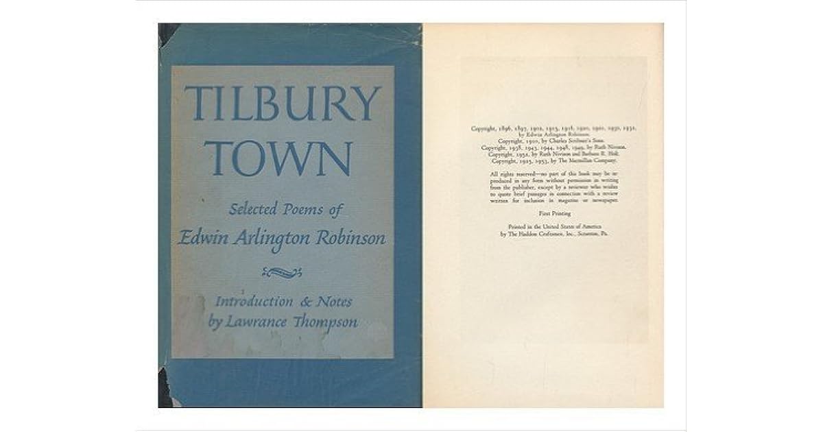 Tilbury Town by Edwin Arlington Robinson
