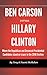 Ben Carson versus Hillary clinton: Where the Republican and Democrat Presidential Candidates stand on issues in the 2016 Election (2016 Presidential Race Compare Candidates Book 1)