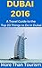 Dubai 2016: A Travel Guide to the Top 20 Things to Do in Dubai