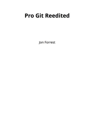 Pro Git Reedited (ebook)