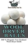 Wool Dryer Balls: 100 % Organic New Zealand Wool Dryer Balls (Wool Dryer Balls, Dryer Balls, Fabric Softener, Organic Fabric Softener, No Fillers, Wool Balls)
