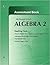 McDougal Littell Algebra 2 Assessment Book