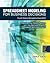 Spreadsheet Modeling for Business Decisions