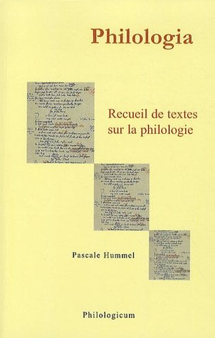 Philologia : Recueil de textes sur la philologie