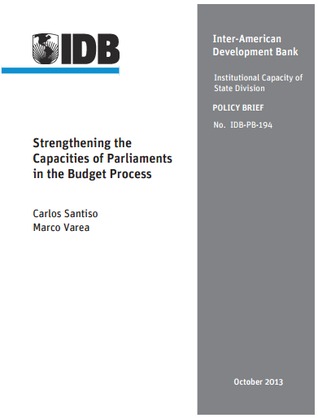 Strengthening the Capacities of Parliaments in the Budget Process