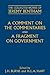 A Comment on the Commentaries and A Fragment on Government by J.H. Burns