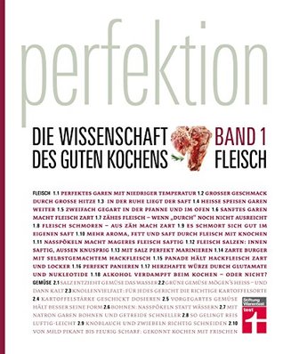 Perfektion. Die Wissenschaft des guten Kochens: Band 1: Fleisch (German Edition)