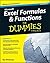 Excel Formulas and Functions For Dummies