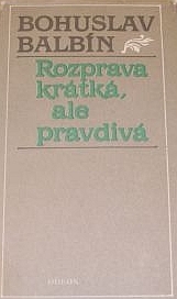 Rozprava krátká, ale pravdivá (Hardcover)