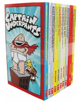 Captain Underpants Children Collection 10 Books Set (Paperback)