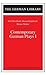 Contemporary German Plays I: Rolf Hochhuth, Heinar Kipphardt, Heiner Muller (German Library)