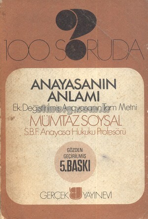 100 Soruda Anayasa'nın  Anlamı (Unknown Binding)