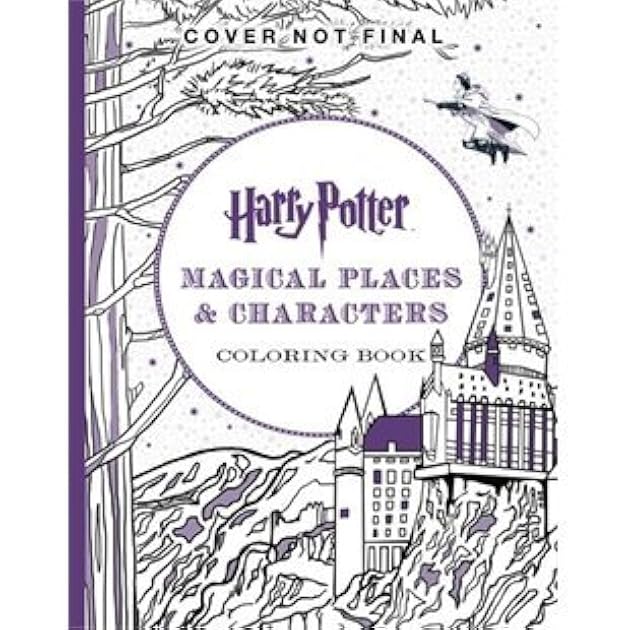 Harry Potter Colouring Book #3 Magical Places & Characters