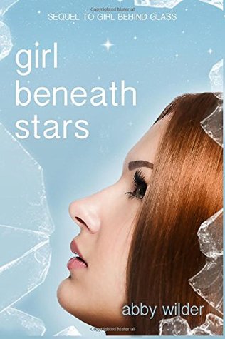 Girl Beneath Stars (Behind Glass)
