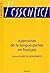 Approches de la langue parlée en français