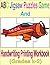 ABC Jigsaw Puzzles Game And Handwriting Printing Workbook (Grades K-2)