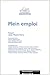 Plein emploi by Jean Pisani-Ferry