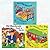 Classic Books with Holes Board Book 3 Books Bundle Collection (Ten Little Monkeys Jumping on the Bed, Old Macdonald had a Farm, The Wheels on the Bus go Round and Round)