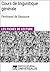 Cours de linguistique générale de Ferdinand de Saussure: Les Fiches de lecture d'Universalis (French Edition)