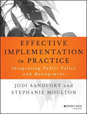 Effective Implementation In Practice: Integrating Public Policy and Management (Bryson Series in Public and Nonprofit Management)