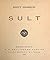 Sult by Knut Hamsun