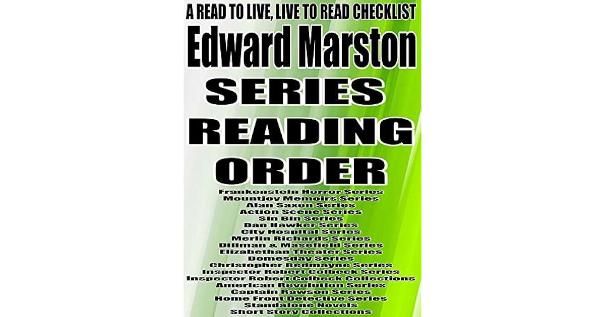 Edward Marston Series Reading Order A Read to Live, Live to Read Checklist [Elizabethan