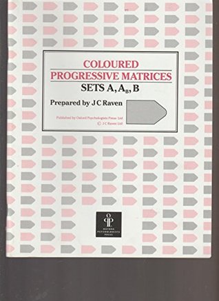 Coloured Progressive Matrices Sets A, ab, b