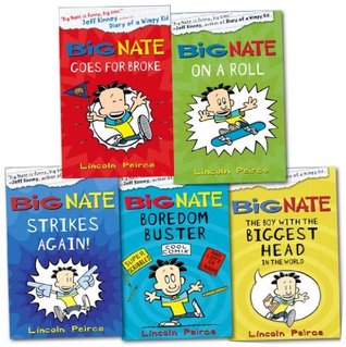 Big Nate Collection 5 Books Set Pack RRP: £28.95 (Big Nate Goes For Broke, Big Nate On a Roll, Big Nate Strikes Again, Big Nate The Boy With The Biggest Head, Big Nate Boredom Buster)
