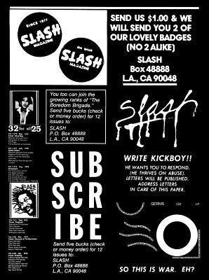 Slash: A History of the Legendary LA Punk Magazine: 1977-1980